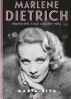 okładka książki, wymalowana kobieta w futrze, u góry napis: Marlene Dietrich : prawdziwe życie legendy kina, u dołu dalszy ciąg napisu, Maria Riva